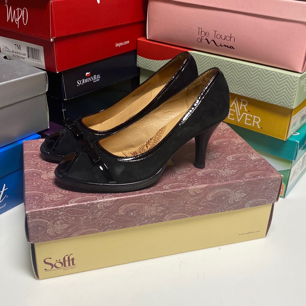 Soft style - open toe heels